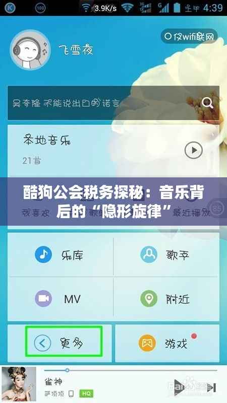酷狗公会税务探秘:音乐背后的“隐形旋律”