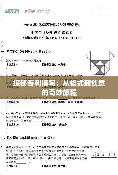 探秘专利撰写：从格式到创意的奇妙旅程