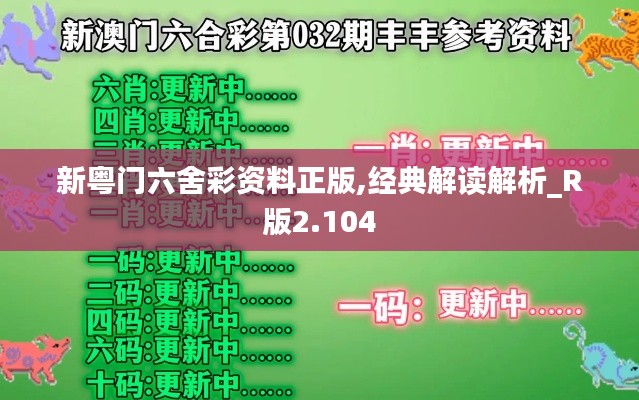 新粤门六舍彩资料正版,经典解读解析_R版2.104