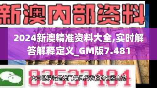 2024新澳精准资料大全,实时解答解释定义_GM版7.481