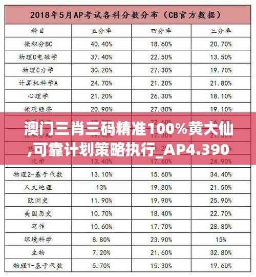 澳门三肖三码精准100%黄大仙,可靠计划策略执行_AP4.390