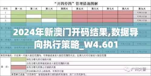 2024年新澳门开码结果,数据导向执行策略_W4.601