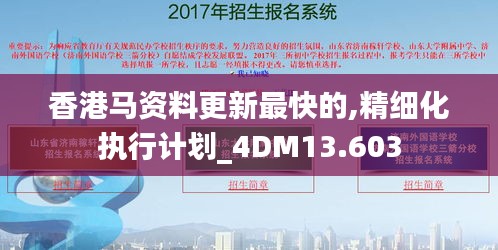 香港马资料更新最快的,精细化执行计划_4DM13.603