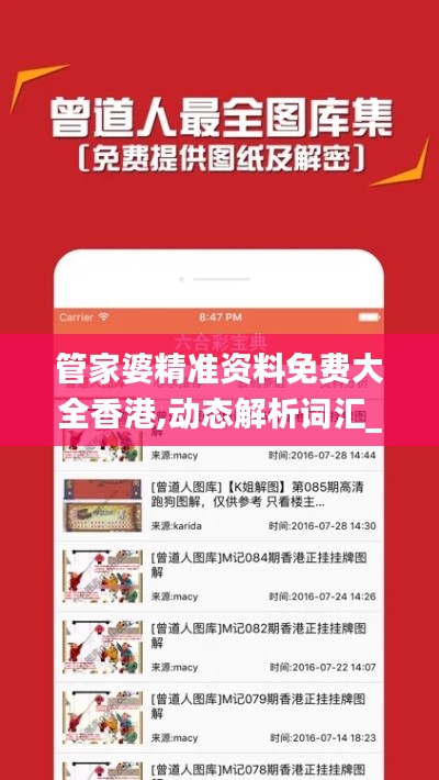 管家婆精准资料免费大全香港,动态解析词汇_薄荷版1.191