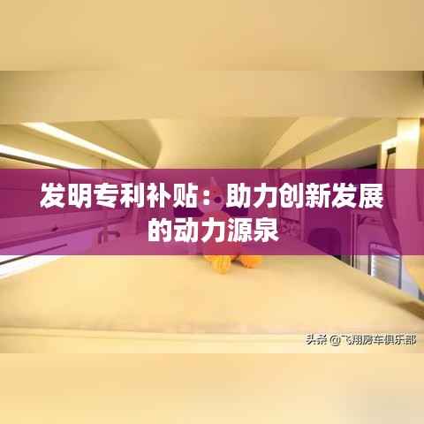 发明专利补贴：助力创新发展的动力源泉