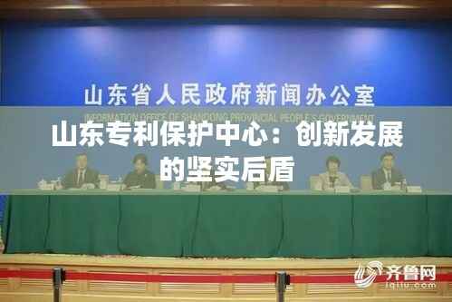 山东专利保护中心：创新发展的坚实后盾
