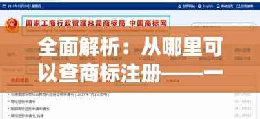 全面解析：从哪里可以查商标注册——一站式查询指南