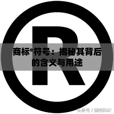 商标®符号:揭秘其背后的含义与用途