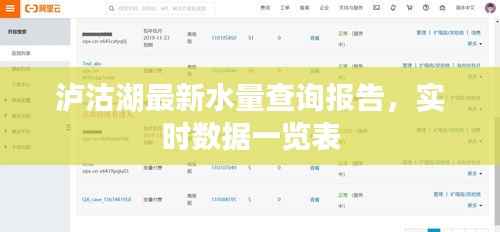 泸沽湖最新水量查询报告，实时数据一览表