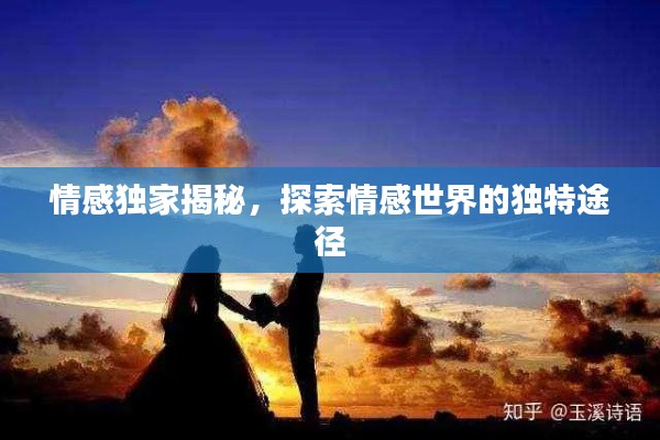 情感独家揭秘，探索情感世界的独特途径