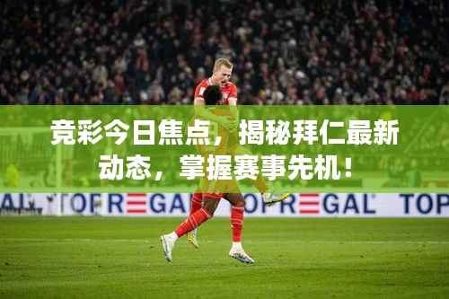 竞彩今日焦点，揭秘拜仁最新动态，掌握赛事先机！