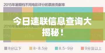 今日速联信息查询大揭秘！